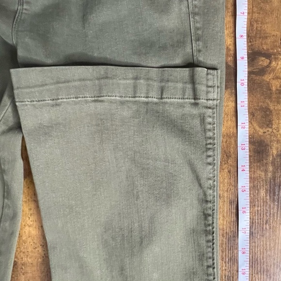 KAOS Lucy, regular flare fit, green jeans, SZ 31 (European) SZ S (USA) - Picture 10 of 11